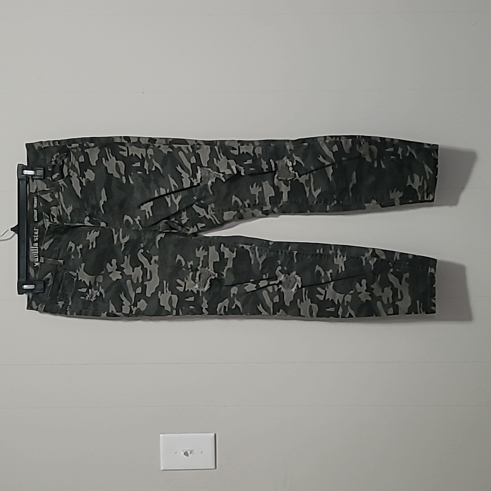 Camo Ripped Skinny Jeans